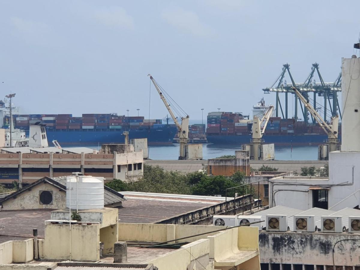فندق Sm Mansion Near Harbour & High Court شيناي المظهر الخارجي الصورة